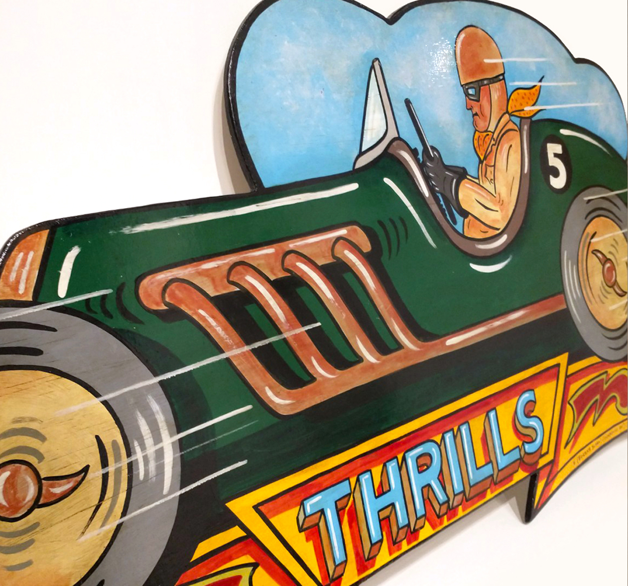 ‘Thrills’ Original Fairground Art